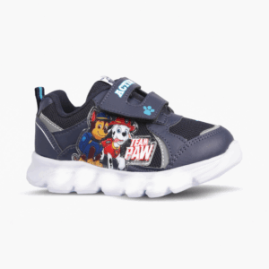 ZAPATILLAS FOOTY PAW PATROL TEAM AZUL CON LUZ AL PISAR