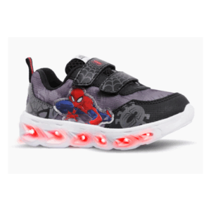 ZAPATILLAS FOOTY SPIDERMAN OSBOR NEGRO CON LUZ AL PISAR
